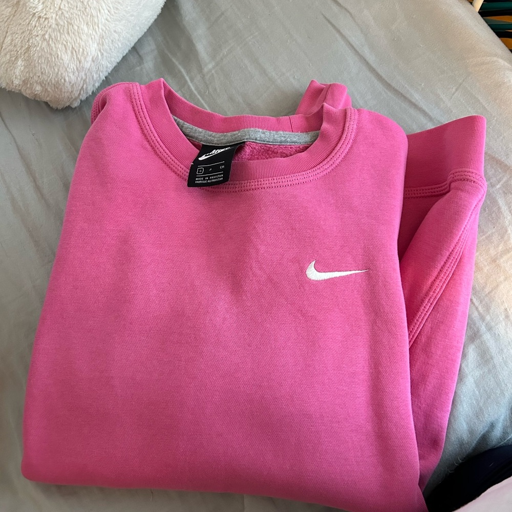 Pink Nike crewneck